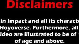 i’m hooked on pinksama’s night in mondstadt ep with wild 3d futanari lesbian action