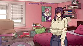 amy meets special roommate and shares steamy shower - benefitship