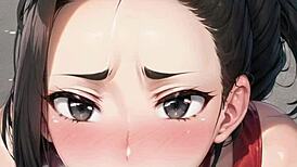 3D par konačno jebe se privatno sa drkanjem pičke ASMR