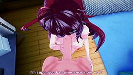 Rias Gremory and Akeno engage in threesome.