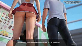 milfy city virgin 18yo step sister sara explores deep taboo in hentai 3d game part 92.