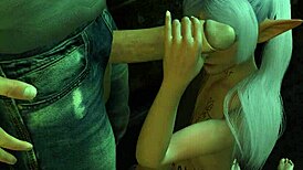 Frieren Elf Gets Intensely Fucked in Standing Position in This Hentai Parody