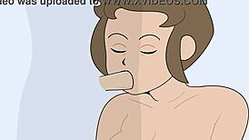 chore day 2 with animated step mom sex 😍