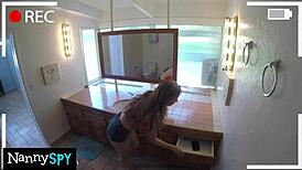 Been caught stealing? Slutty nanny lets boss empty balls inside her!