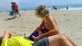 Monster cock cums hard in public close-up gay action.