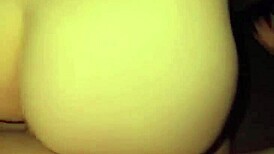 In the park, I fucked my stepsister with her big cock, giving her a facial cumshot.