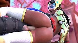 My Symmetra redux gets naughty in the perv garden.