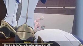 i’m hooked on pinksama’s night in mondstadt ep with wild 3d futanari lesbian action