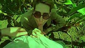 Helping a twink friend with intimate cornfield moments