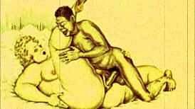 Curious about vintage erotic drawings with a seductive retro charm?