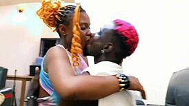 Otupiano Threesome With Hot Ebony Teens