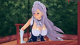 Belfast Invites To Lunch Free POV Azur Lane Full Movie And POV Version On Sheer Fantasy King 3