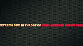 nerdy dominatrix in leather heels delivers extreme balls-deep throatpie punishment