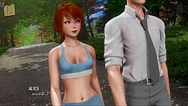 Ripples 8: Curvy Mature in Ripped Outfit Teases with Big Tits