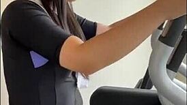 Diet-Driven Energetic Girl Filmed in Hotel Action Scene