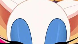 루즈 애널 박히며 자지 세게 빨고 정액 삼킴