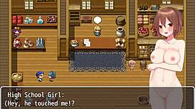 girl ends up naked in another world