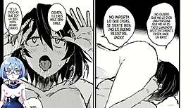 Midnight visitor in anime hentai game