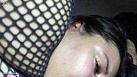 Smash My Ass Hard With That Black Cock in Wild Interracial Anal. Her Natural Tits Bounce With Every Thrust.