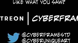 Vaygren od cyberunique se divoce honí s velkým čurákem a krémovými konči