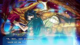 princess comforting dragonwomen in game