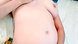 Watch This Latina's Intense Masturbation With Huge Dildo! She Cums Twice, See Her Juicy Tits!