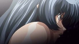 Taimanin Asagi endures intense anal assfucking in hentai