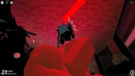 Hardcore fucking the hot slut to creampie.