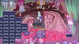 i'm playing as exorcist yukiho in the labyrinth of despair, facing the sexual training boss