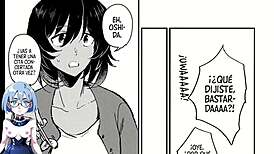 Midnight visitor in anime hentai game