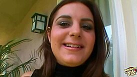 A Horny Brunette Encounters Masked Lesbians