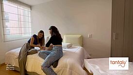 Scarlett and Chanel explore their new Tantaly doll