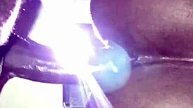 I cummed so hard on my lover's shaved pussy with big black cock, orgasm code