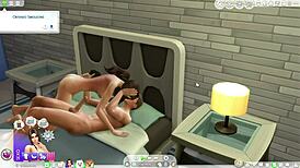 in this wild hentai, sims 4 characters try every steamy position