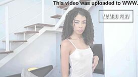 1.90m slim asian-brazilian OB Honey drilled by 3 huge cocks in raw DAP.