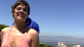 Haileey James, that short-haired brunette with glasses, really loves sucking cock