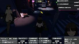 celeca-san exposes herself in a naked coat without being noticed