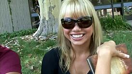 Hot Maya Hills takes Michael Stefano's big cock for a wild pounding