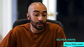 black beauty masseuse, gimme that wet nuru!