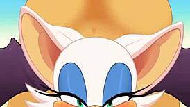 Rouge Sucks Cock Hard and Swallows Cum During Anal Fuck