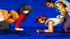 Yuri and Rin get wild in raw anime hentai action.