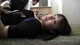 Diet-Driven Energetic Girl Filmed in Hotel Action Scene