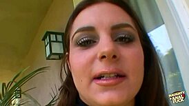 A Horny Brunette Encounters Masked Lesbians