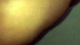 Man, this skinny chick with huge natural tits takes it all!