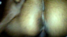 My girl shows off big ass for monster black cock in hardcore fucking