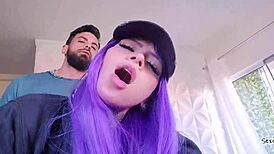 Big booty girl begged him to fill her pussy with hot cum.