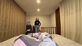 Pov Step Sister Discovers Anal Obsession and Rides Me Hard