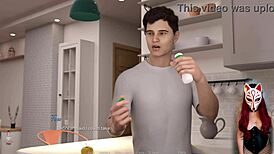 milf grows big tits in cosplay anime