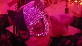 angelg and kuzz get wet in halloween bbw special.