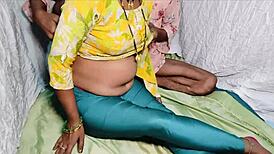 Desi bhabhi in salwar kameez fucked by devar in skirt during Christmas